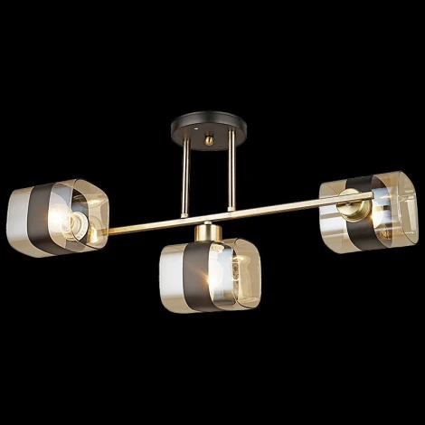 Потолочная люстра на штанге Reluce 04223-0.3-03 AB+BK (220V)