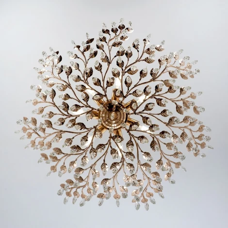 Подвесная люстра хрустальная Modelux MODELUX ML.6747.7 GD