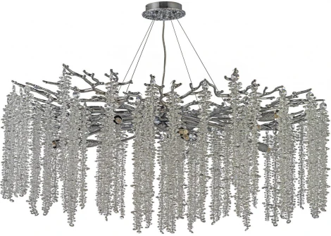 Подвесная люстра хрустальная Dio D`arte Tavenna Nickel Tavenna H 1.5.100.100 N (220V, на тросе)