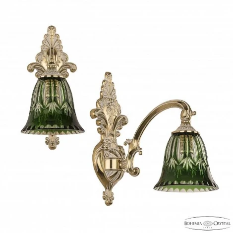 Бра Bohemia 7209 7209B14/1/175 GW P2 D Clear-Green/H-1I