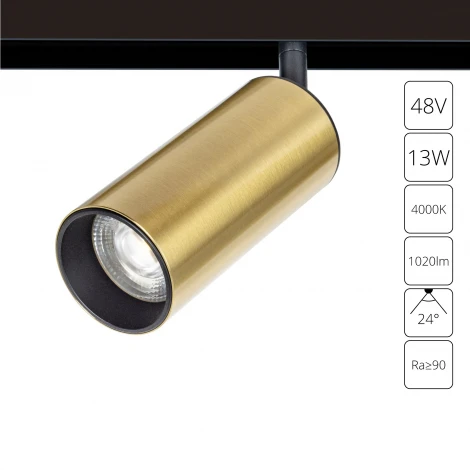 Трековый светильник магнитный 48V Arte Lamp Linea A4661PL-1AB (LED)