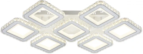 Потолочная люстра Avolon 10261/7 LED*280W White (ночной режим, 220V, пульт управления)