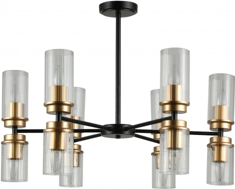 Потолочная люстра на штанге Reluce 74671-0.3-6+6 (220V)