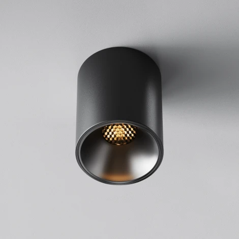 Накладной потолочный светильник Maytoni Alfa LED C064CL-8W2.7K-RD-B (220V, круглые)