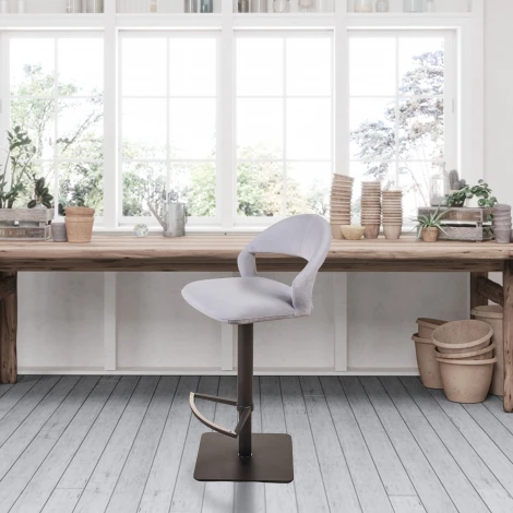 Стул барный Asti, бархат светло-серый Top Concept ASTI 2001000001071