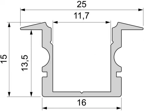 Профиль для светодиодной ленты ET-02-10 975123 Deko-Light