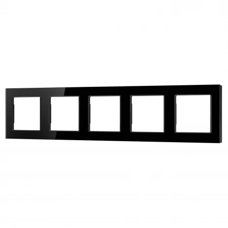 Рамка стеклянная FRM-GLARE-GS-5-BK (Arlight) 043806