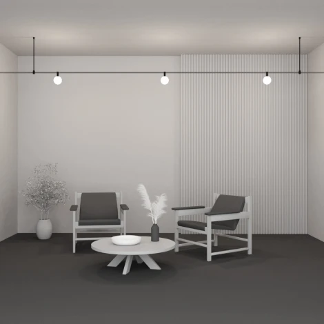 Трековый светильник 5W 48V Maytoni Luna TR208-1-5W3K-B (LED, шар)