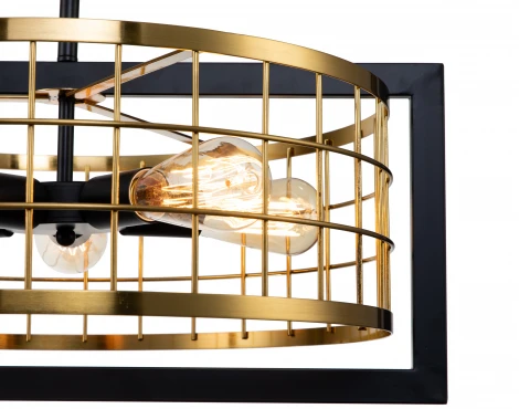 Люстра подвесная Era V000068 (10003/5P Black) (220V, на цепи)