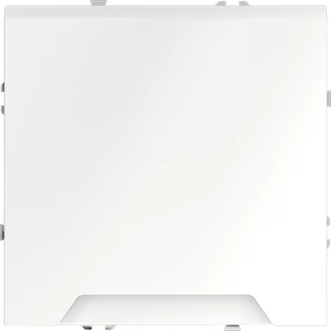 Розетка с заземлением, шторками и крышкой (белый матовый) Voltum S70 VLS040302