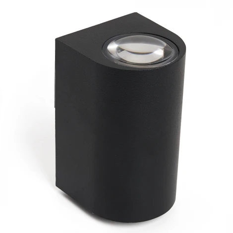 Архитектурная подсветка Feron Корфу 48476 DH053, 2*5W, 800Lm, 4000K, черный Бостон (LED, 220V, IP54)