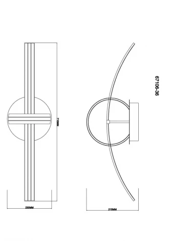 Потолочная люстра Globo C?cilia 67106-36