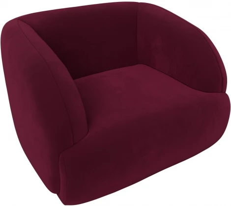 Кресло Лига-041 (Бордовый/Микровельвет) Лига Диванов арт.121941