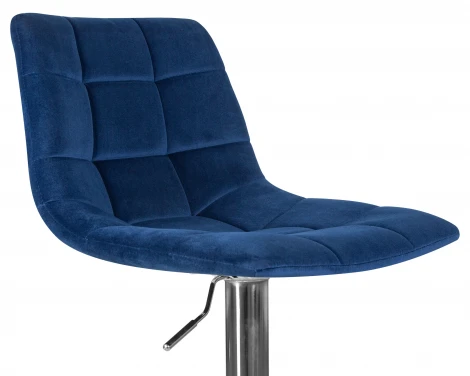 Стул барный TAILOR (синий велюр (MJ9-117))