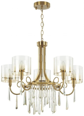 Подвесная люстра Nicole 4886/5 Odeon Light (220V, подвески, на цепи)