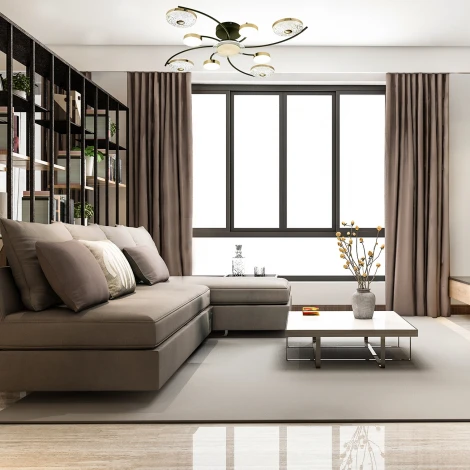 Потолочная люстра Divita 10208/8 LED*110W Black/Gold