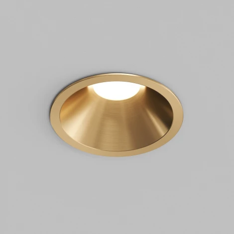 Встраиваемый светильник точечный Denkirs Shine Glow DK2431-SB сатинированная латунь