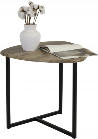 Стол журнальный BeautyStyle 11 дуб крымский состаренный/черный от фабрики Mebelik