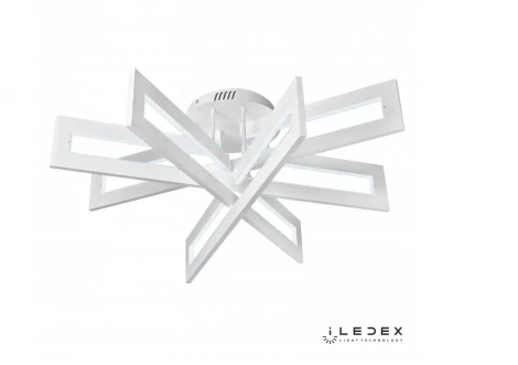 Потолочная люстра iLedex Stalker 9082-R800-X 128W WH (220V, пульт управления)