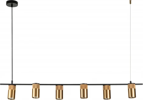 Подвесной светильник Liberta V000149 (11014/6P Gold) (220V, на тросе, круглые)