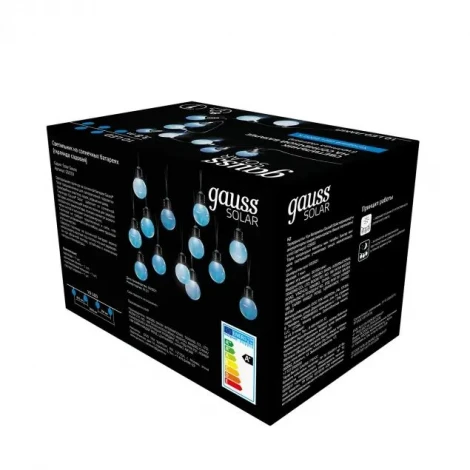 Гирлянда Gauss Solar GS033