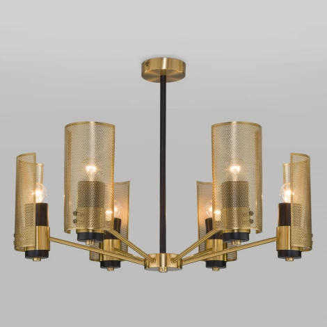 Потолочная люстра на штанге Eurosvet Grino 70139/6 латунь (220V)