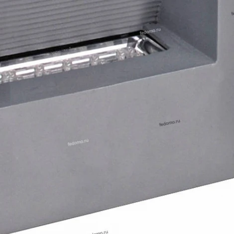 Светильник встраиваемый в стену уличный светодиодный Horoz Granit, 1 лампа, серый с синим