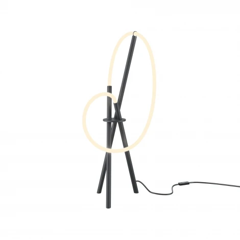 Настольная лампа с выключателем и гибким неоном Maytoni Crochet MOD369TL-L15B3K