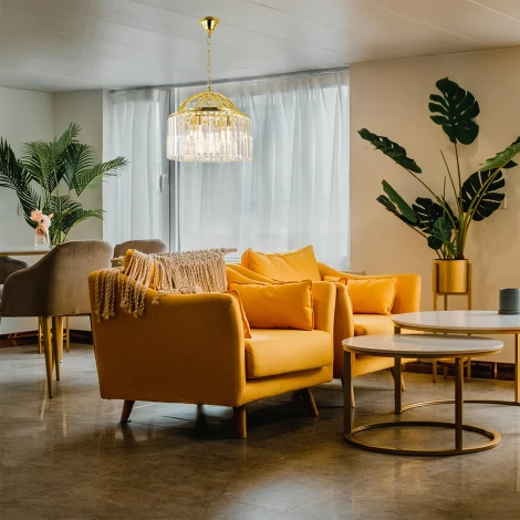 Подвесная люстра Escada Monty 2130/6S E14*60W Gold