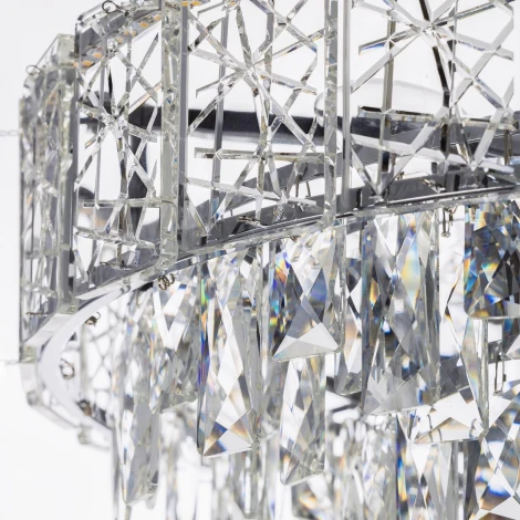 Подвесная люстра Citilux Sagrada CL317251 (220V, хрусталь, на цепи)