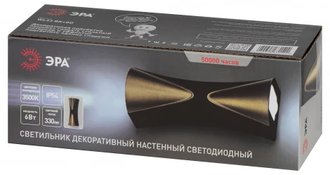 Архитектурная подсветка светодиодная ЭРА WL43 BK+GD WL43 BK+GD