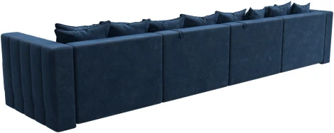 Диван П-образный Лига-052 НПБ Лонг Лига Диванов (Велюр) арт.128855