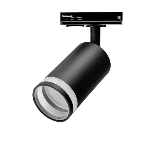 Трековый светильник однофазный Wolta WTL-GU10/04B под лампу GU10 черный MODERNO