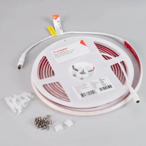 Светодиодная лента герметичная RTW-PSW-A304-12mm 24V Day4000 (25 W/m, IP67, 2835, 5m) (Arlight, 5 лет) 045221