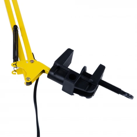 Интерьерная настольная лампа для школьника Uniel TLI-221 LIGHT YELLOW E27 (220V, выключатель)