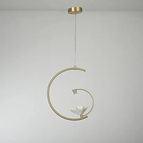 Подвесной светильник Magnolia 1 Flower Imperiumloft Magnolia01 (101770-26) (LED, 220V, на проводе, цветы)