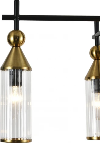 Потолочная люстра на штанге (13037/5R Black) Indigo Torazzo V000527 (220V)