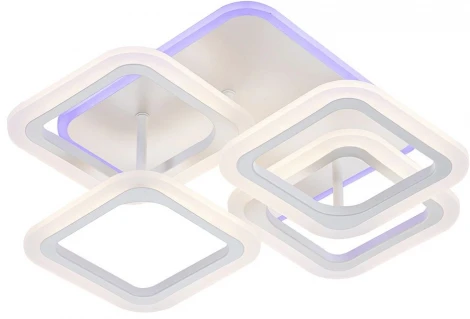 Потолочная люстра светодиодная с таймером Escada Memnon 10221/4LED BL (220V, пульт управления)