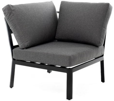 "Париж" модуль диванный алюминиевый угловой, цвет серый 4SIS арт.УТ-00006731