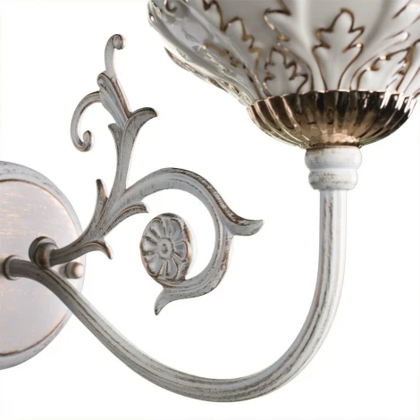 Бра Arte Lamp Faina A5326AP-1WG (220V, подсвечник, свеча)