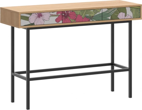 Стол консольный Boho Color ОГОГО (арт.769638), (ЛДСП,Металл/Дуб Корбридж)