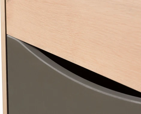 Шкаф-витрина Like двухдверная ОГОГО (арт.344434), (ЛДСП/Коричневый)