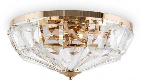 Потолочная люстра буше Maytoni Facet MOD094CL-06G (220V, хрусталь, круглые)
