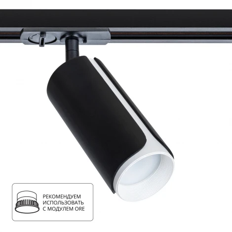 Светильники трековые однофазные Arte Lamp Pino A7375PL-1BK (220V, круглые)