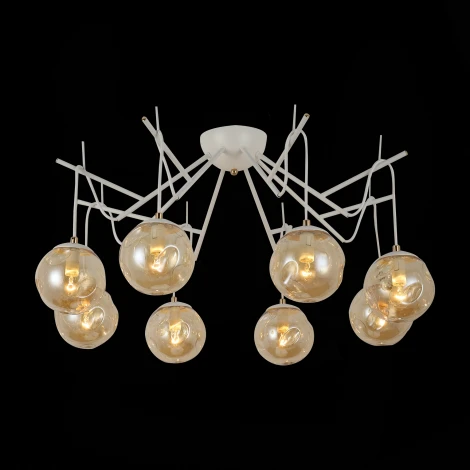 Потолочная люстра Evoluce Calletta SLE110202-08 (220V, шарики, молекулы)