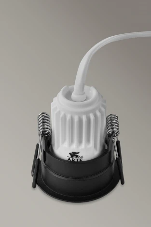 Точечный встраиваемый светильник Arte Lamp Ducre Mini A7095PL-1BK (220V, круглые)