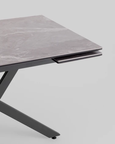 Стол Stool Group раскладной Marmer 120-180*80*76 керамика антрацит УТ000039729