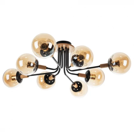 Потолочная люстра Arte Lamp Oxford A2716PL-8BK (220V, шарики, молекулы)