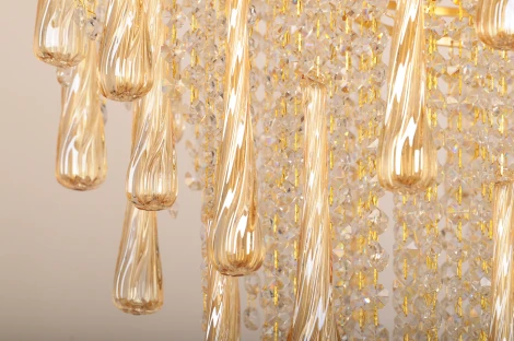 Подвесная люстра Abrasax Greta L.7101-6AMBER