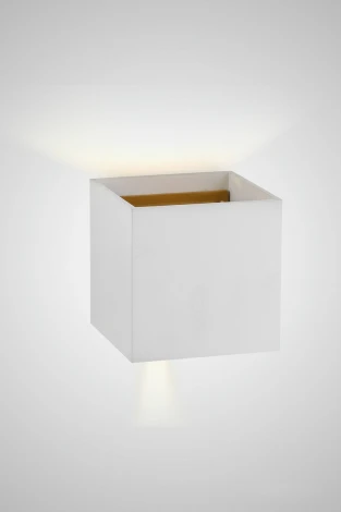 Настенный светильник светодиодный AM Group AM11 AM113-2X5W WH+GL (220V)